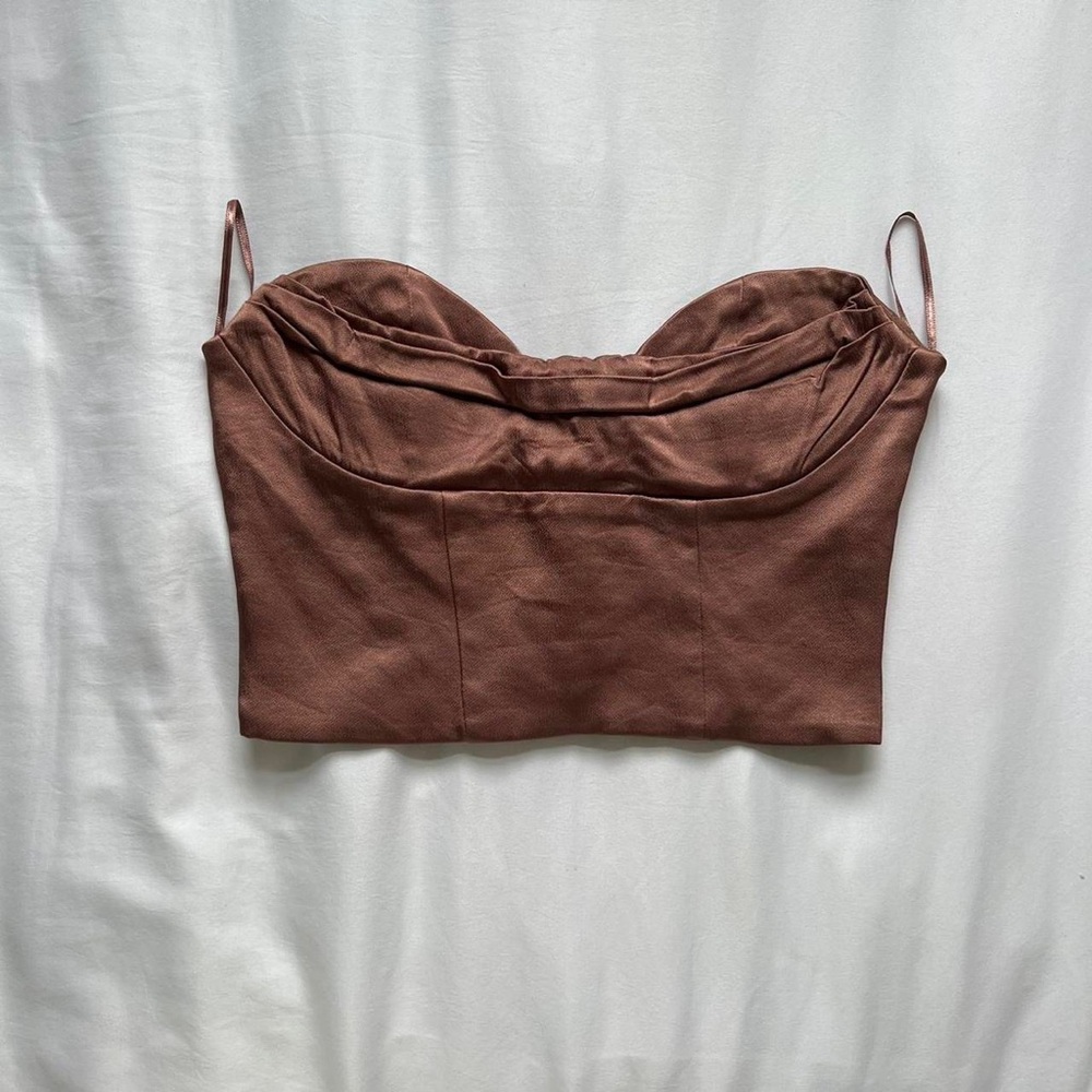 ZARA STRAPLESS TOP